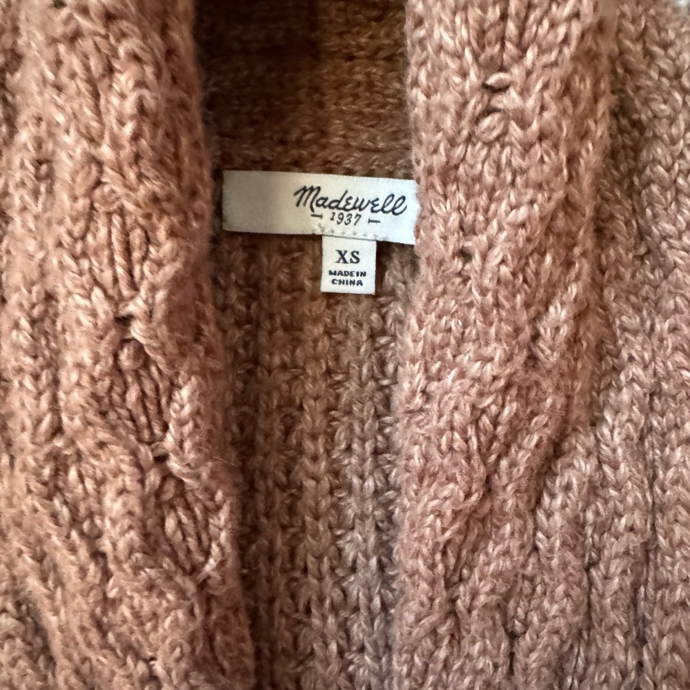 Madewell Cozy Cable Knit Sweater - Picture 5 of 8